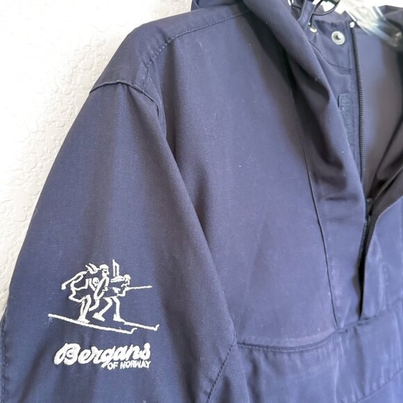 Vintage Bergans of Norway Hooded Windbreaker Jacket Small Biathlon Embroidery - Picture 8 of 15